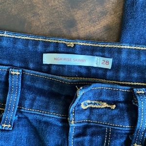 Great condition high rise skinny jeans Levi’s